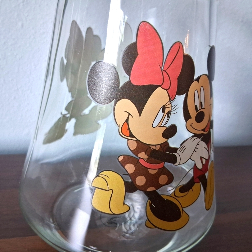 Disney Mickey Minnie Mouse Pitcher And Glasses Set Juice Water Drink Glass Kids - Picture 12 of 16